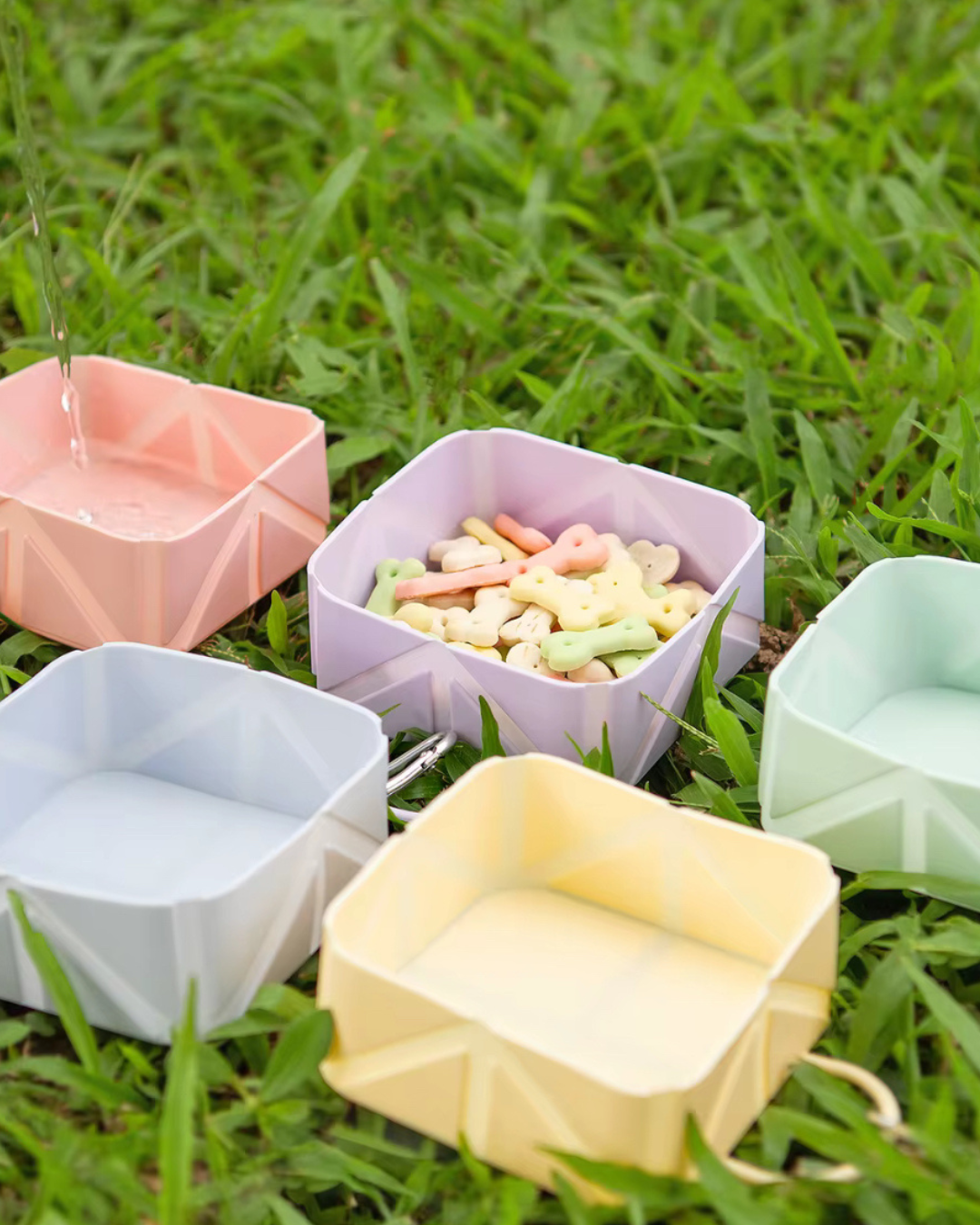 Foldable Dog Travel Bowls