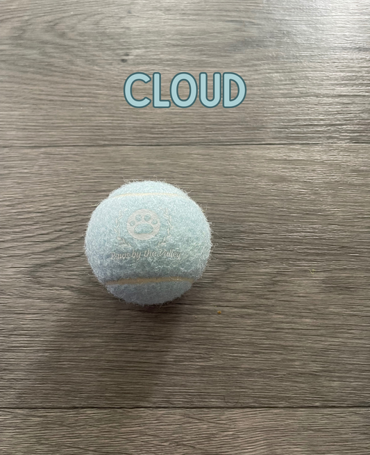 Dog Tennis Ball - Cloud (Light Blue)